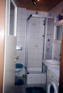Dusche und WC