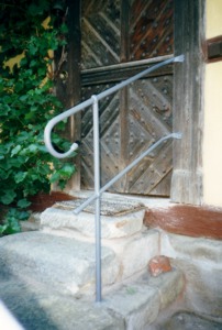Treppengel&auml;nder an Eingangst&uuml;r